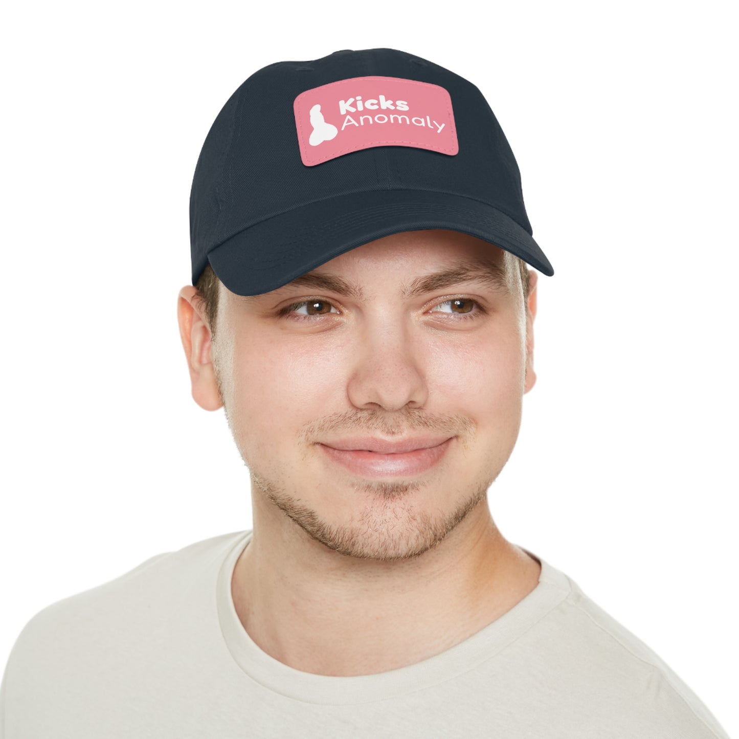 Dad Hat with Faux Leather Patch - Kicks Anomaly Logo