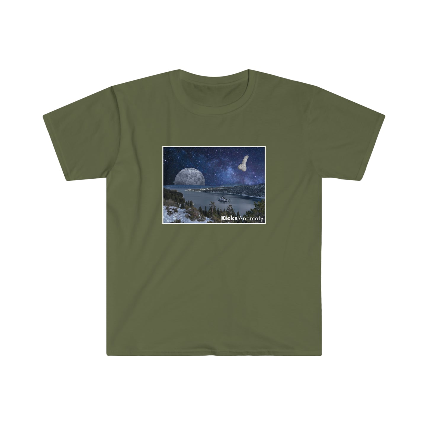 Softstyle T-Shirt - Kicks Anomaly Moon Design