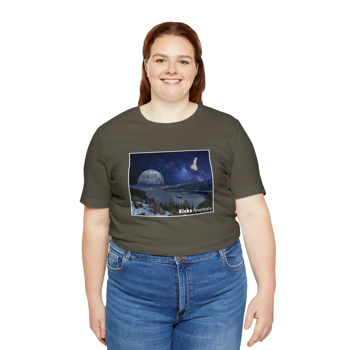 Jersey Short Sleeve Tee - Kicks Anomaly Moon Design