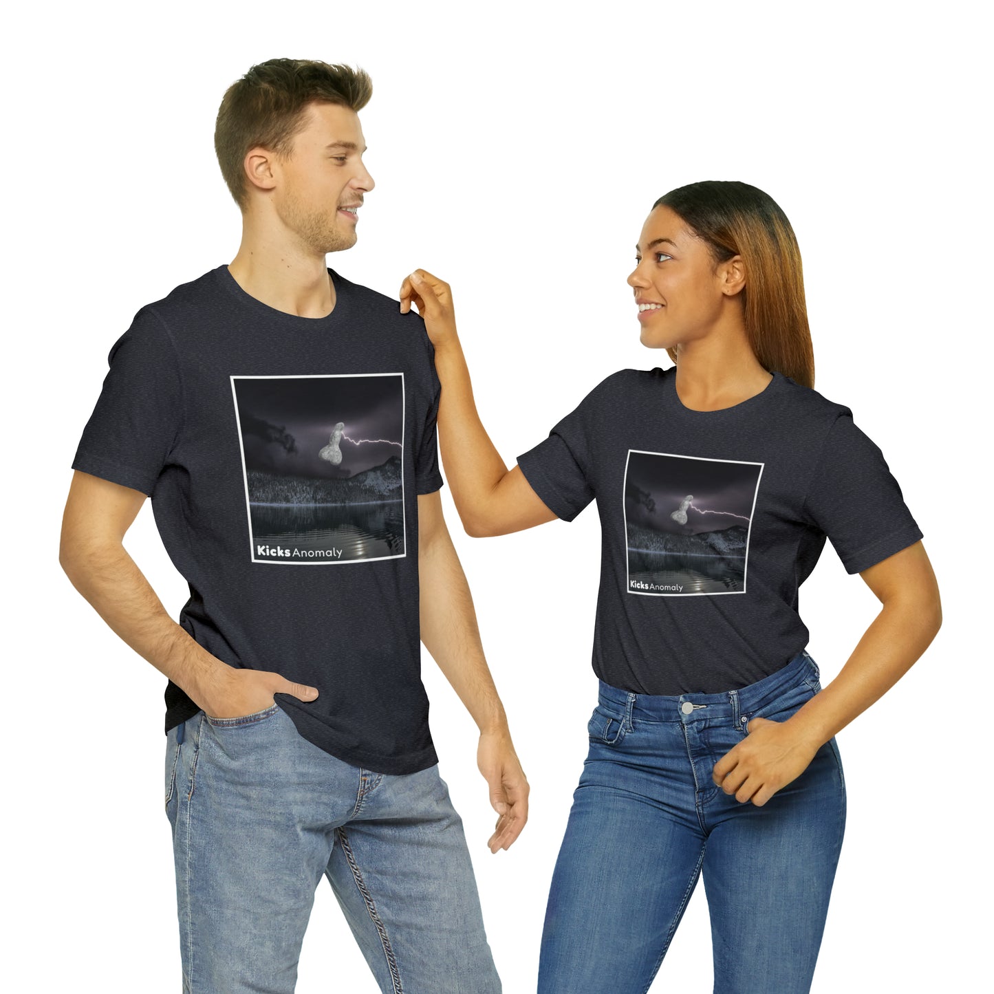 Jersey Short Sleeve Tee - Kicks Anomaly Bolt Design
