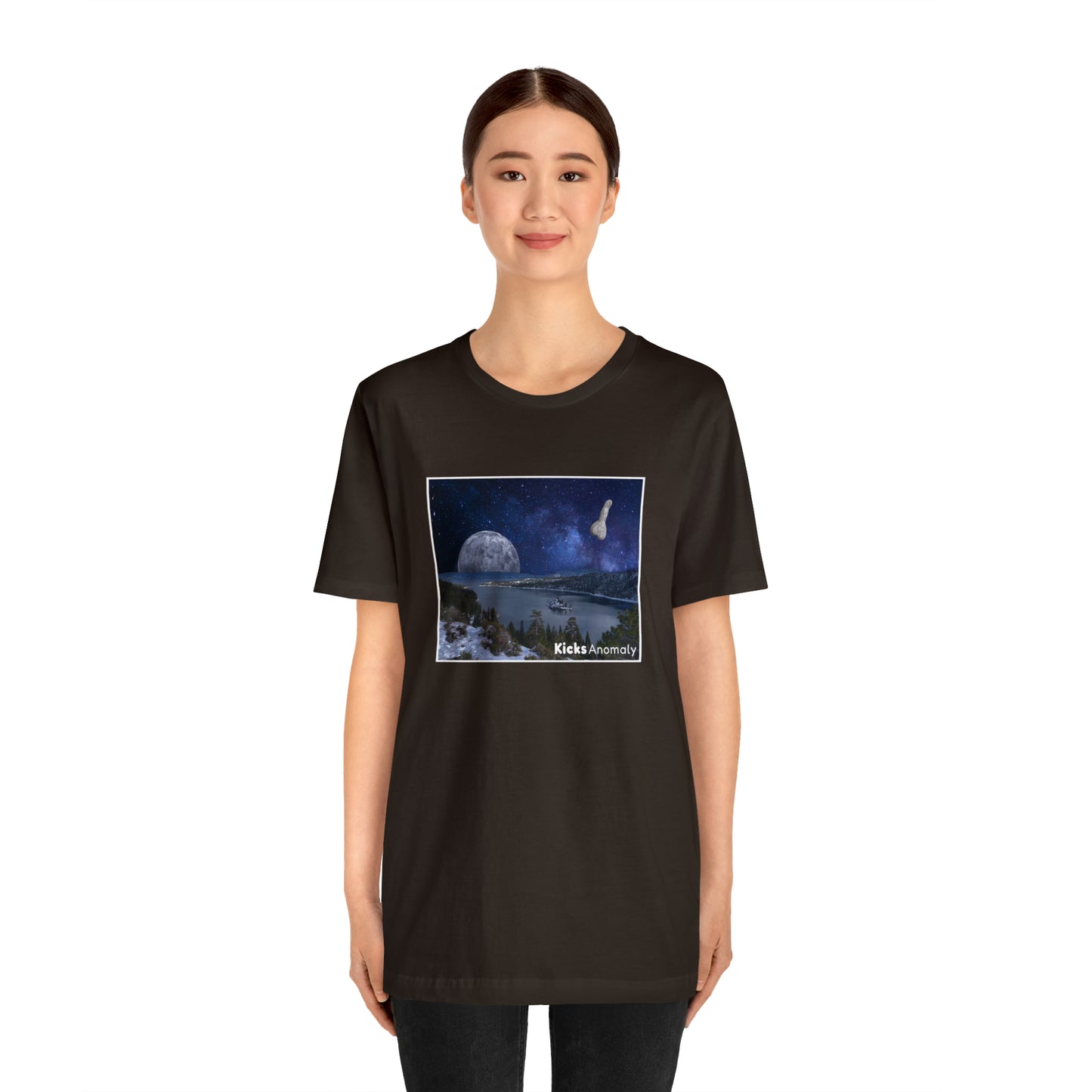 Jersey Short Sleeve Tee - Kicks Anomaly Moon Design