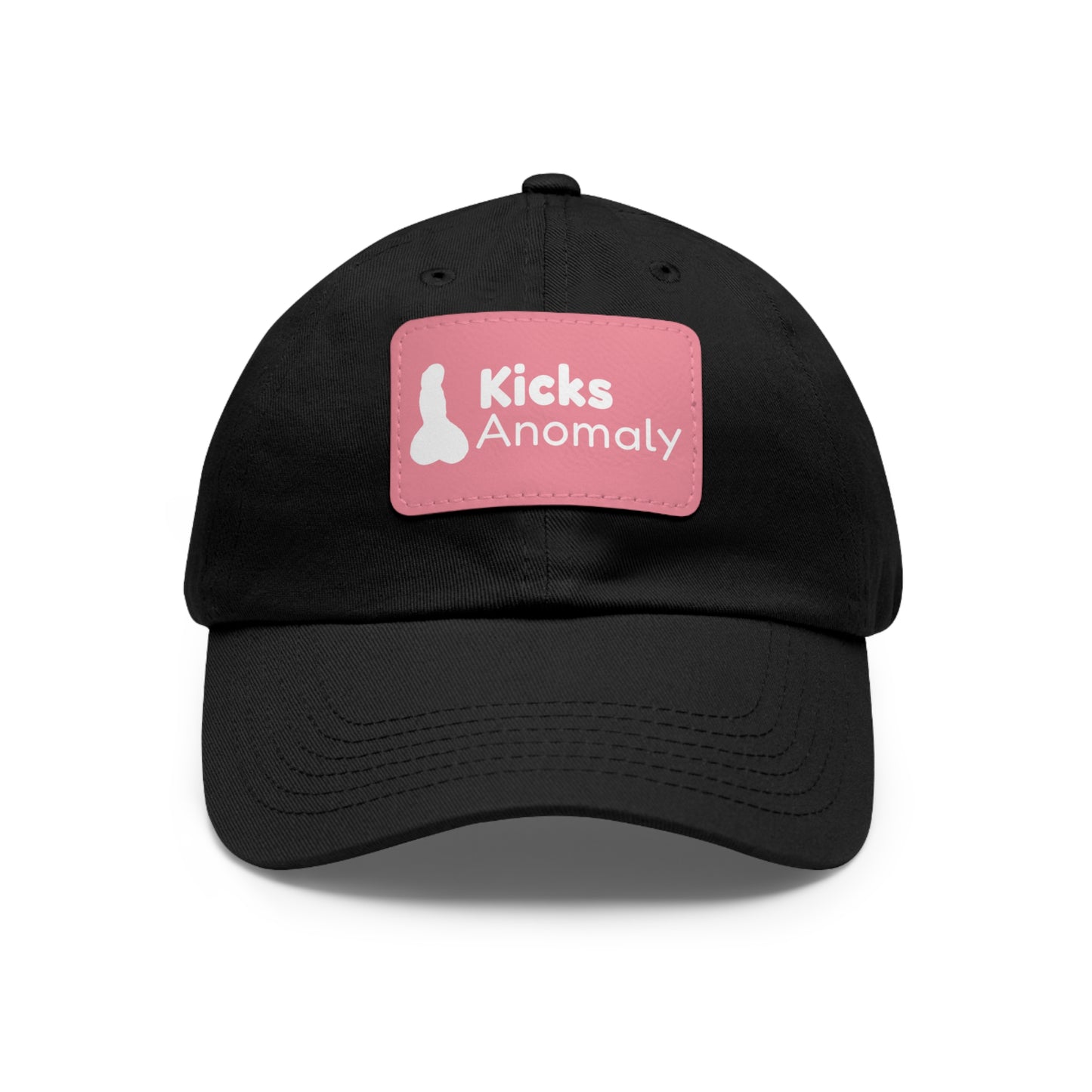 Dad Hat with Faux Leather Patch - Kicks Anomaly Logo