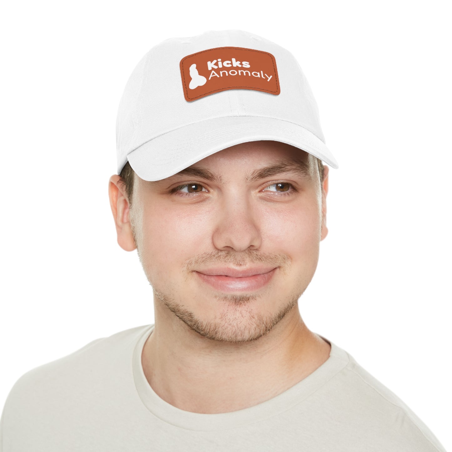 Dad Hat with Faux Leather Patch - Kicks Anomaly Logo