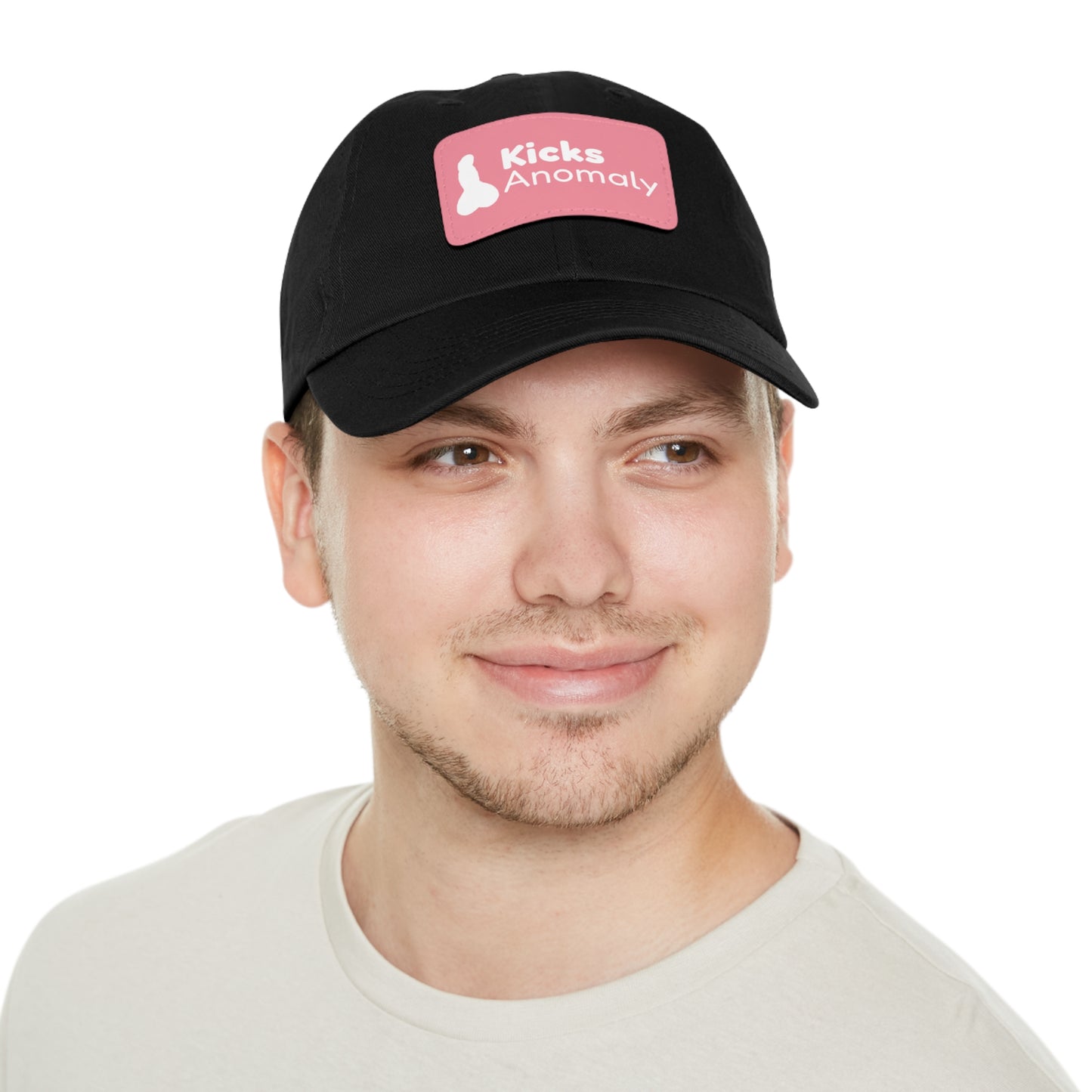 Dad Hat with Faux Leather Patch - Kicks Anomaly Logo