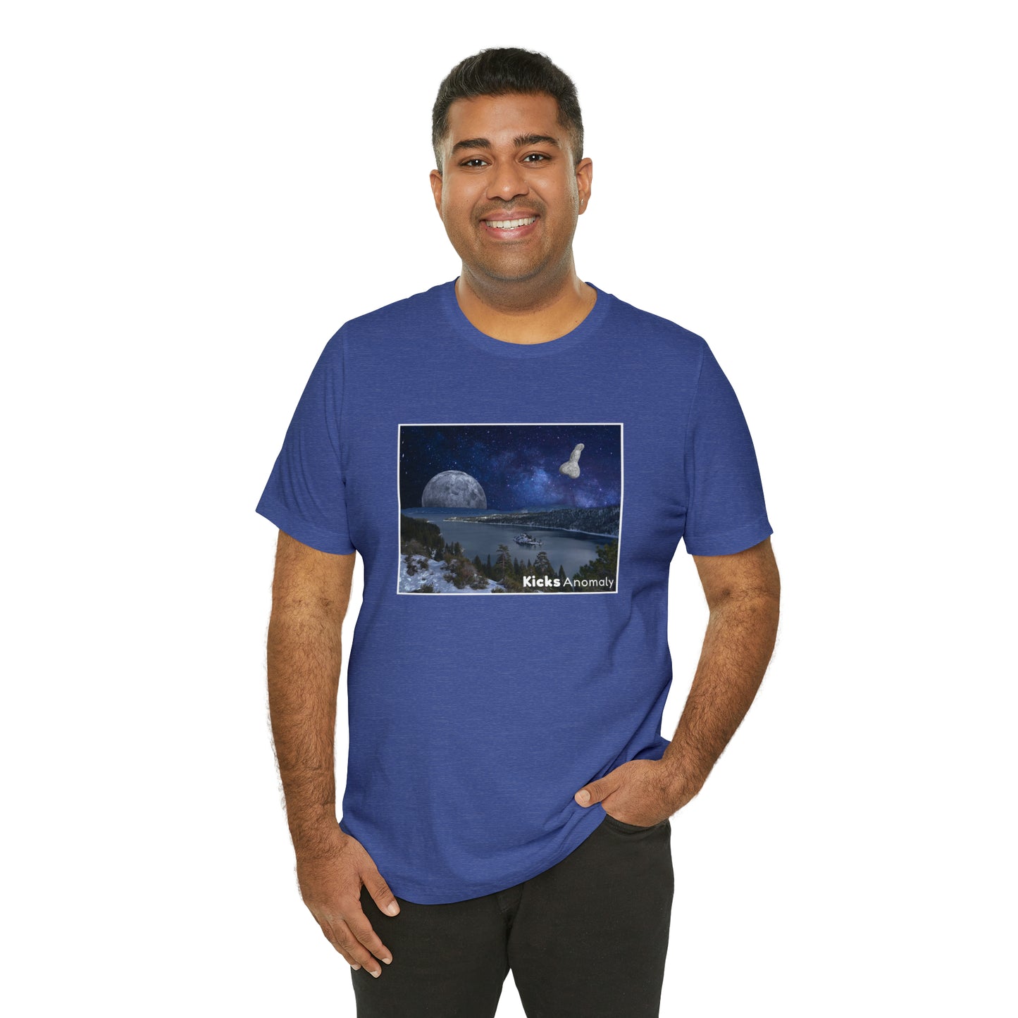 Jersey Short Sleeve Tee - Kicks Anomaly Moon Design