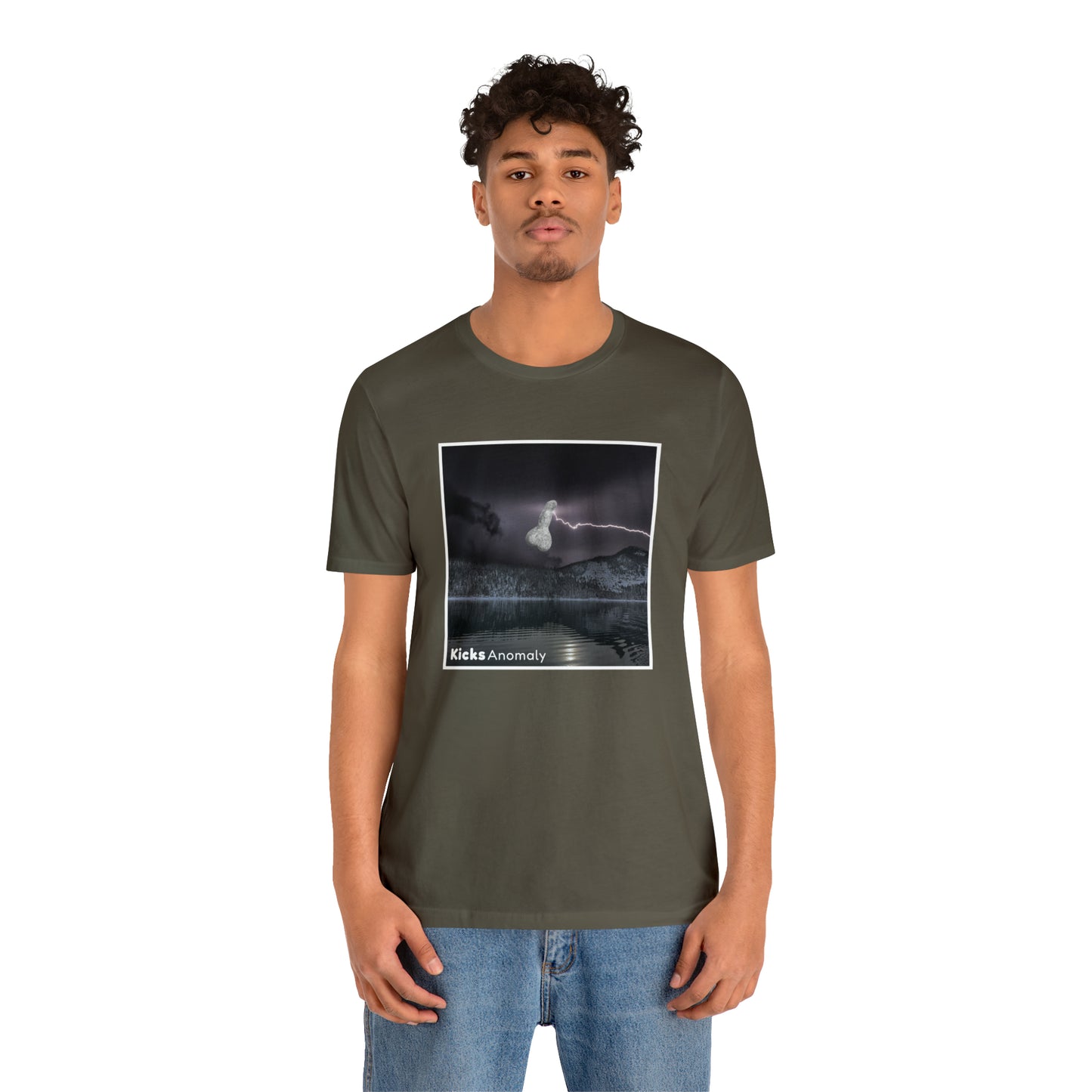 Jersey Short Sleeve Tee - Kicks Anomaly Bolt Design