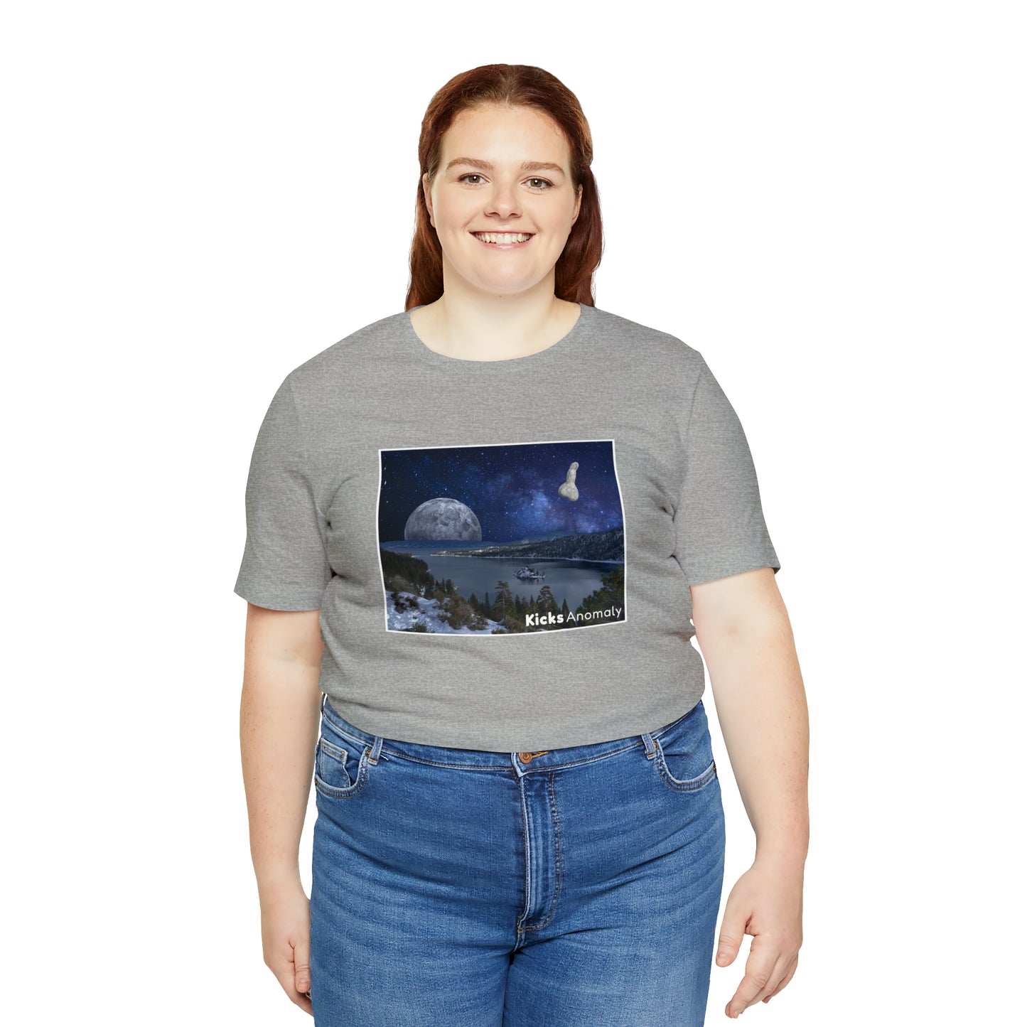 Jersey Short Sleeve Tee - Kicks Anomaly Moon Design
