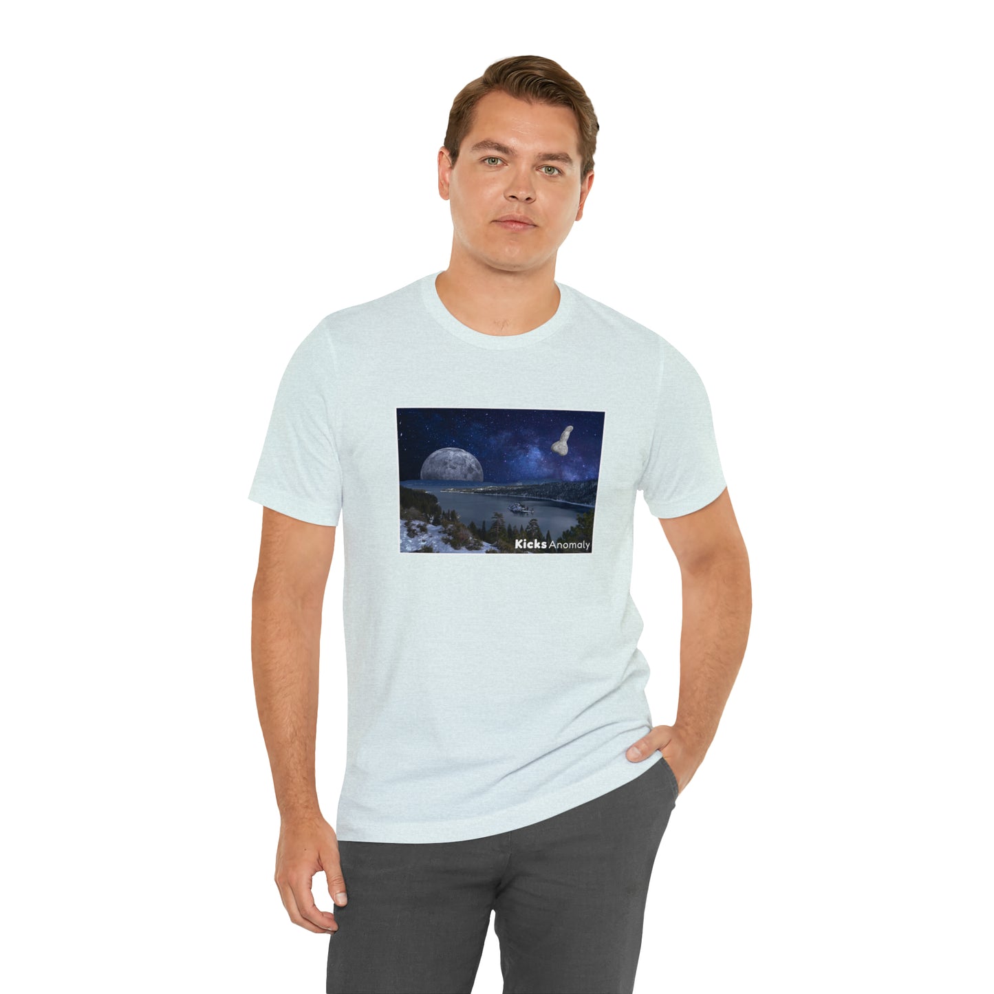 Jersey Short Sleeve Tee - Kicks Anomaly Moon Design