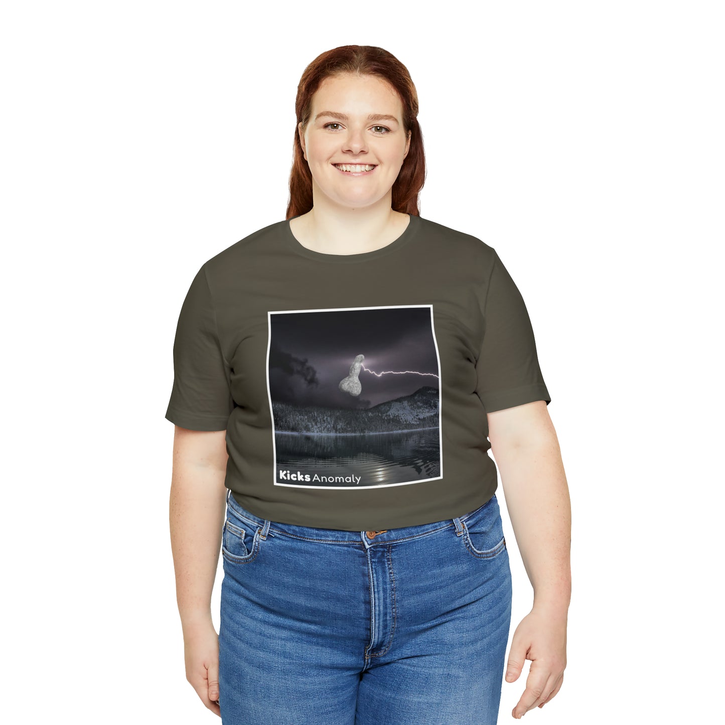 Jersey Short Sleeve Tee - Kicks Anomaly Bolt Design