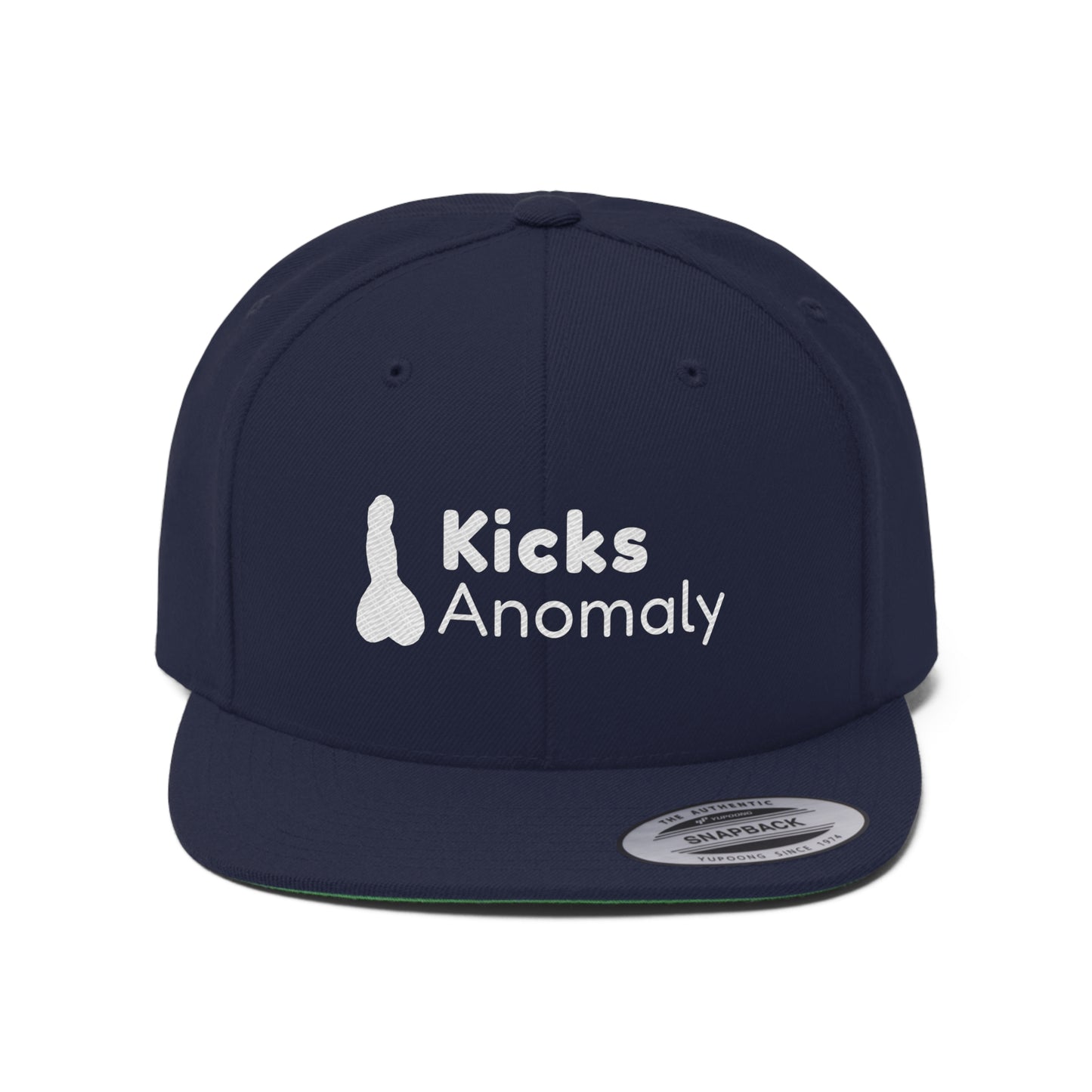 Flat Bill Hat - Kicks Anomaly Logo