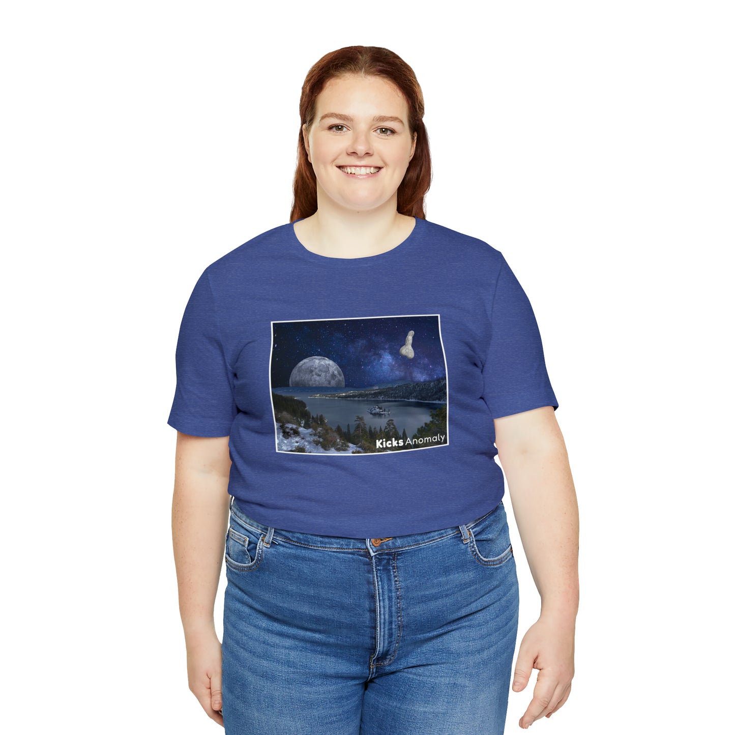 Jersey Short Sleeve Tee - Kicks Anomaly Moon Design