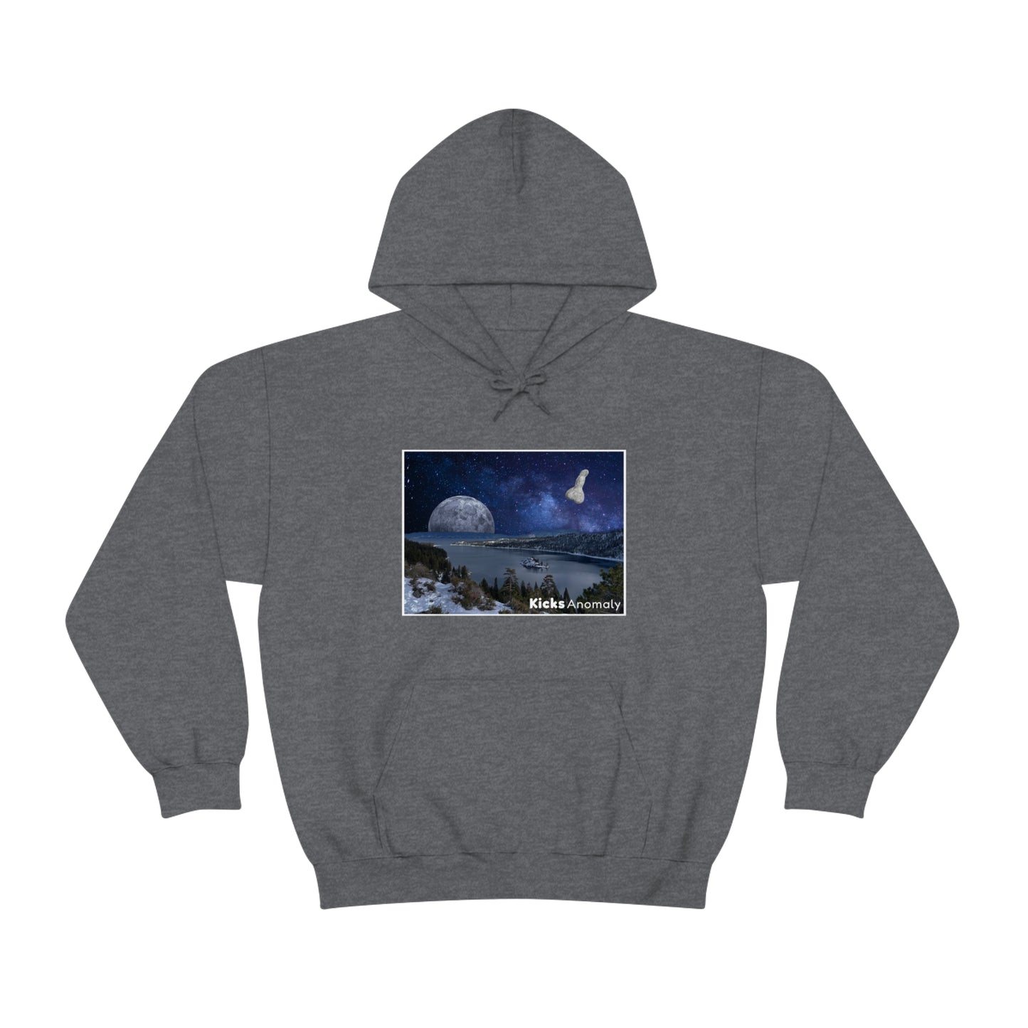 Hooded Sweatshirt - Kicks Anomaly Moon Design