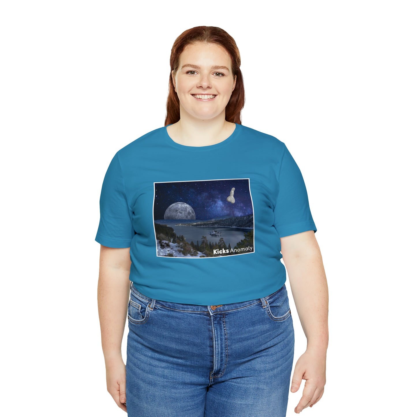 Jersey Short Sleeve Tee - Kicks Anomaly Moon Design