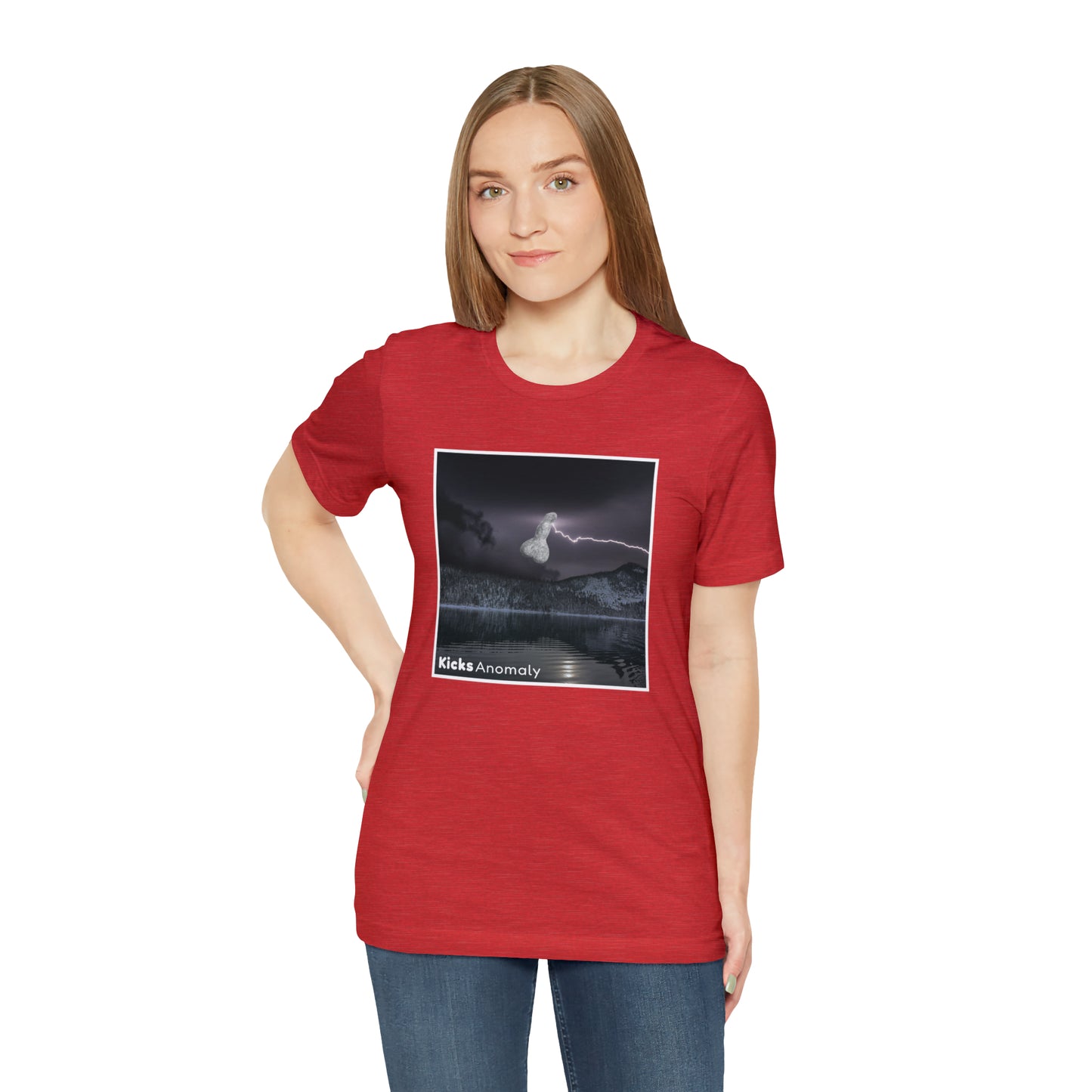 Jersey Short Sleeve Tee - Kicks Anomaly Bolt Design