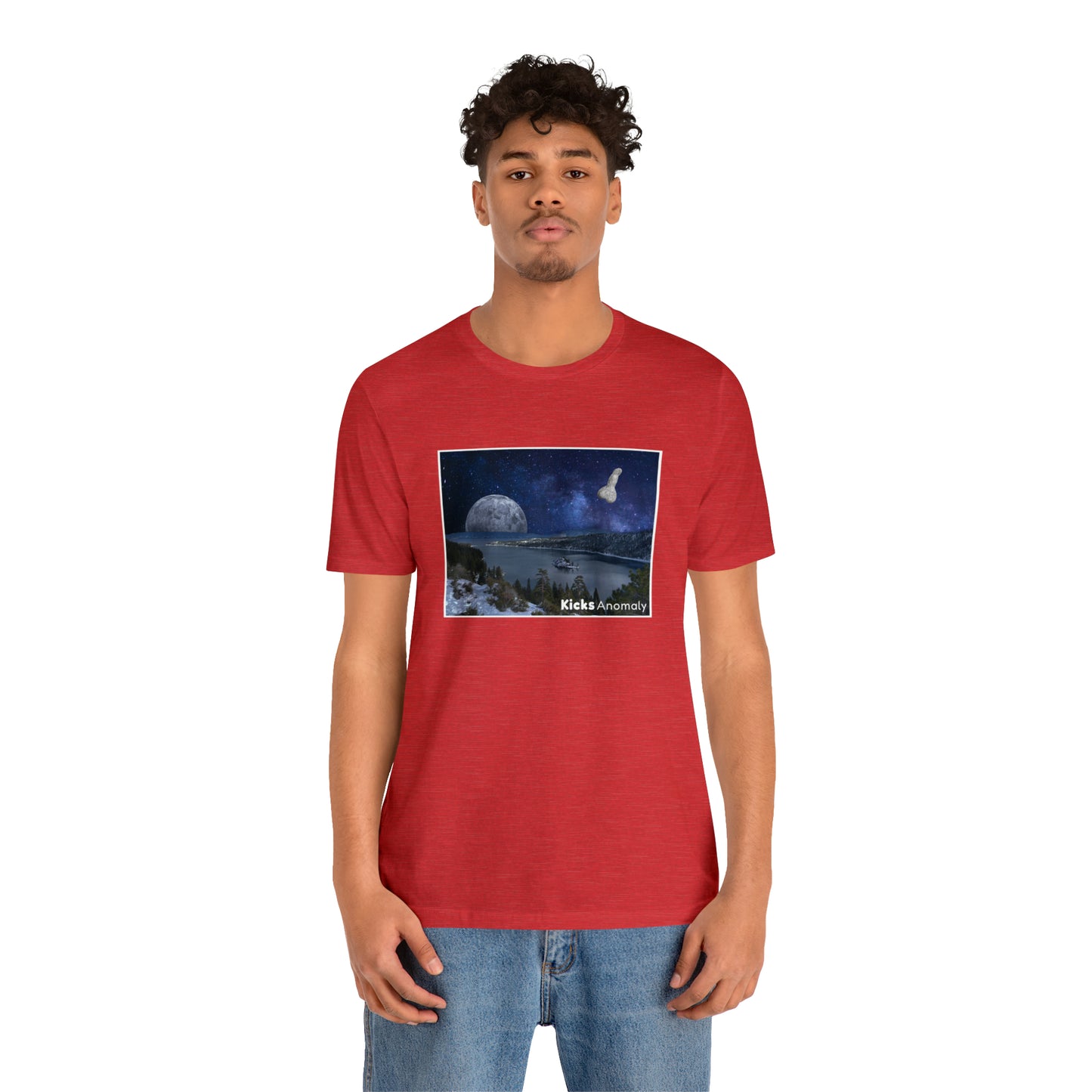 Jersey Short Sleeve Tee - Kicks Anomaly Moon Design