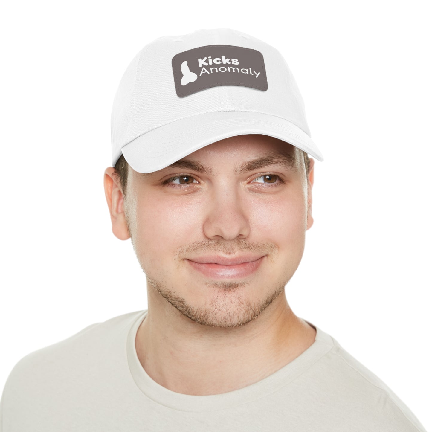 Dad Hat with Faux Leather Patch - Kicks Anomaly Logo