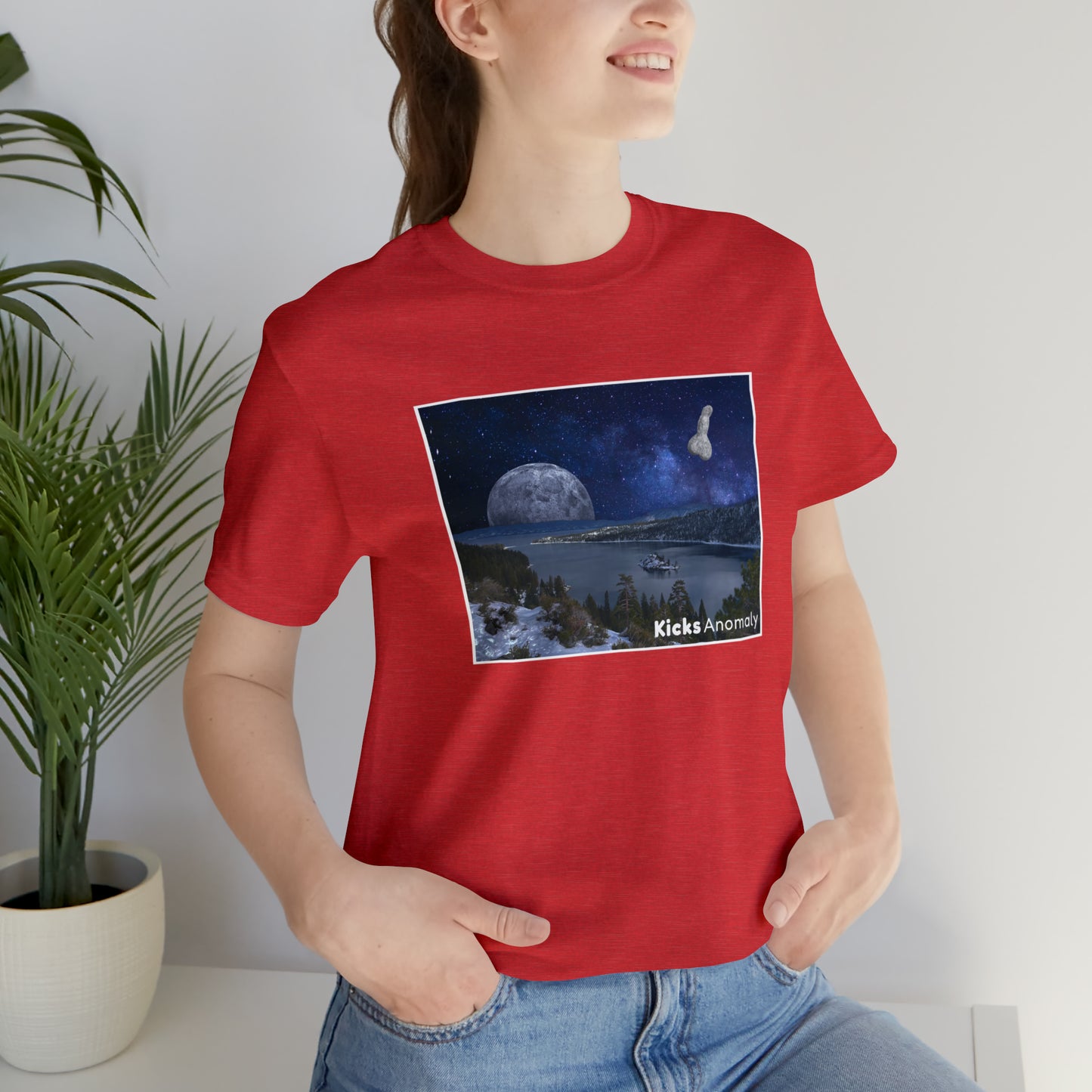 Jersey Short Sleeve Tee - Kicks Anomaly Moon Design