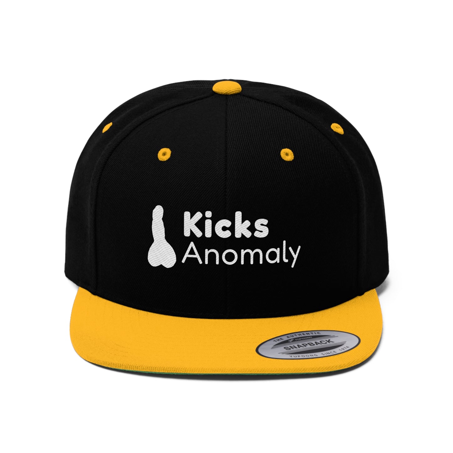 Flat Bill Hat - Kicks Anomaly Logo