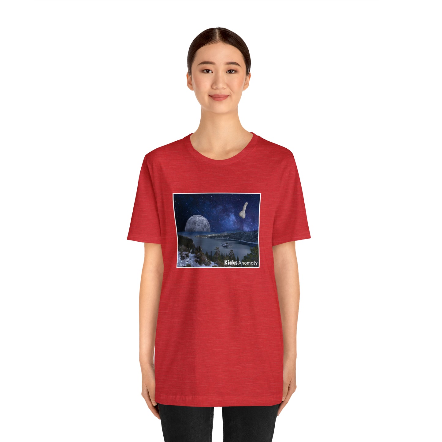 Jersey Short Sleeve Tee - Kicks Anomaly Moon Design
