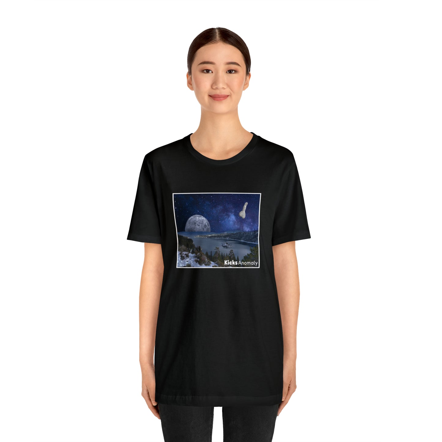 Jersey Short Sleeve Tee - Kicks Anomaly Moon Design