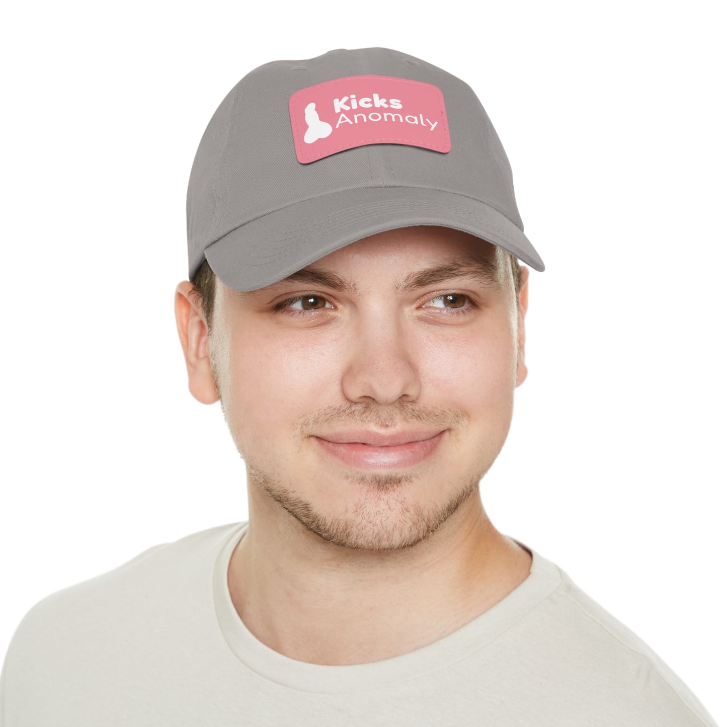 Dad Hat with Faux Leather Patch - Kicks Anomaly Logo