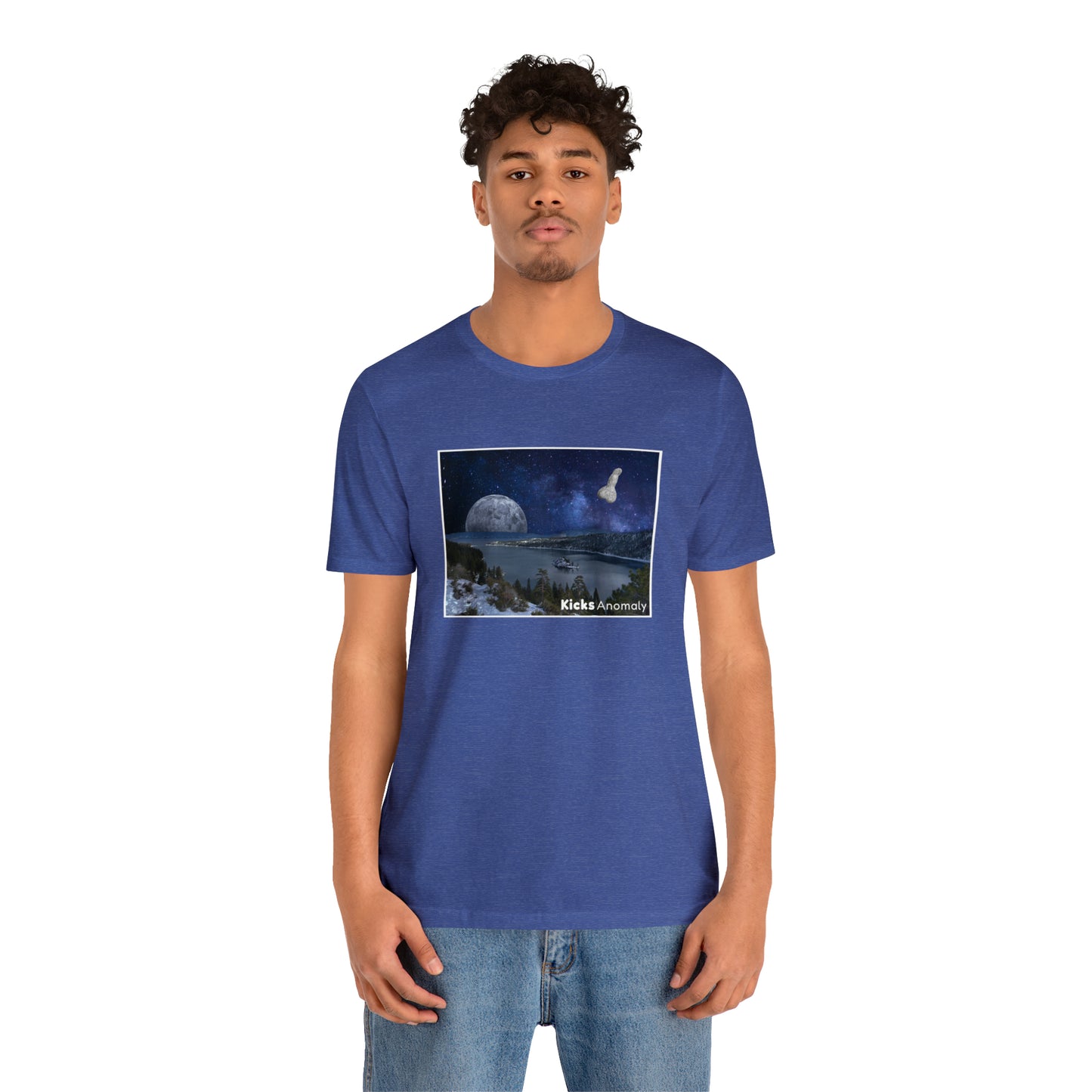 Jersey Short Sleeve Tee - Kicks Anomaly Moon Design