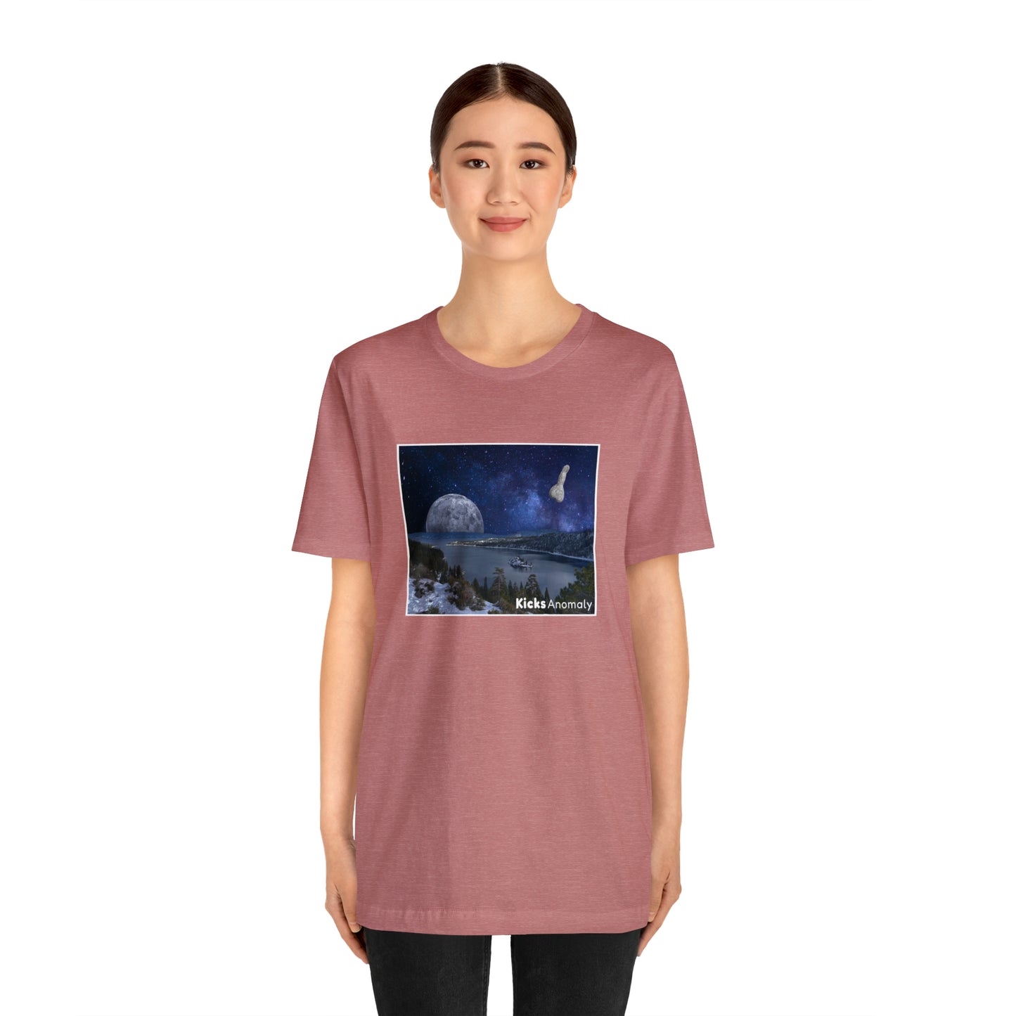 Jersey Short Sleeve Tee - Kicks Anomaly Moon Design