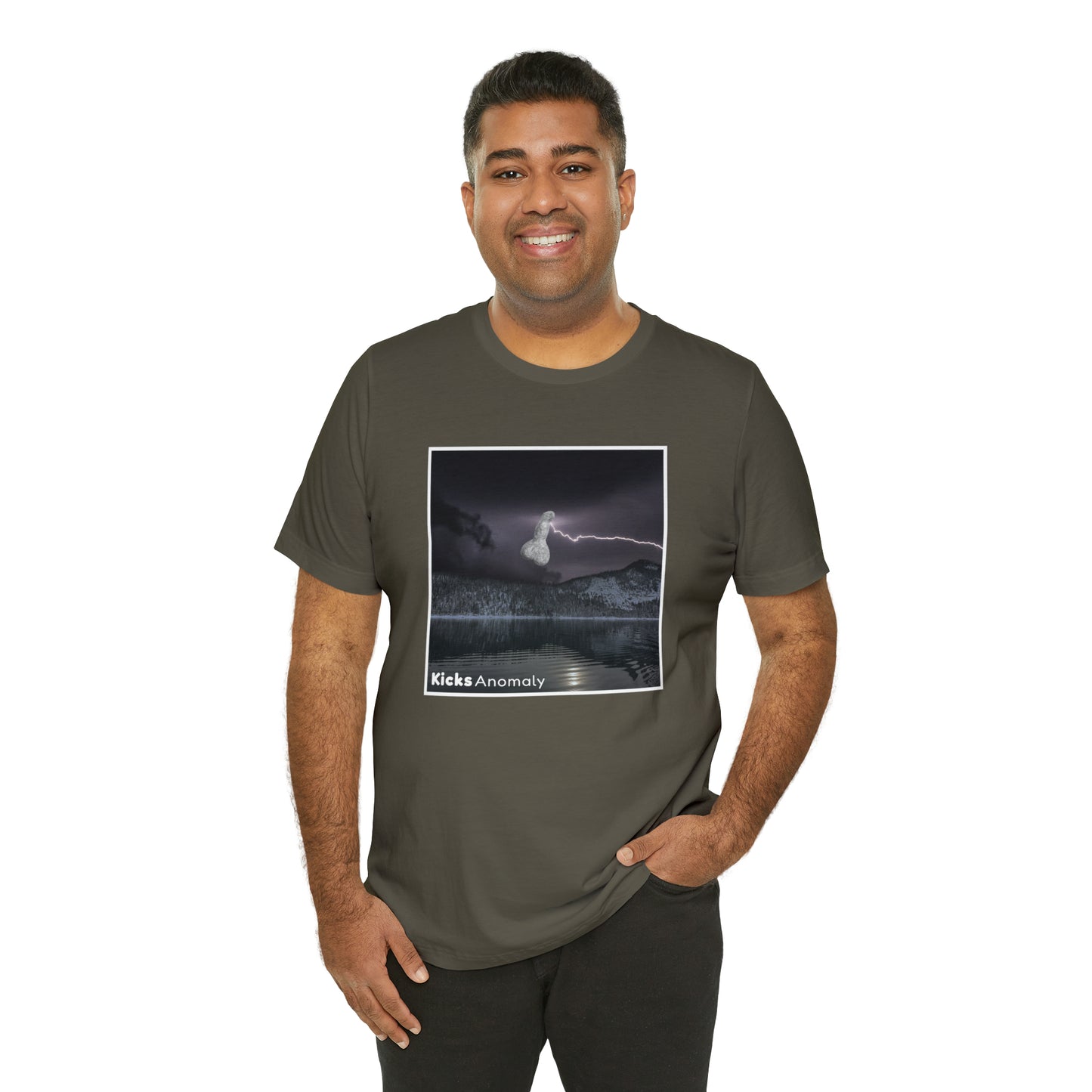 Jersey Short Sleeve Tee - Kicks Anomaly Bolt Design