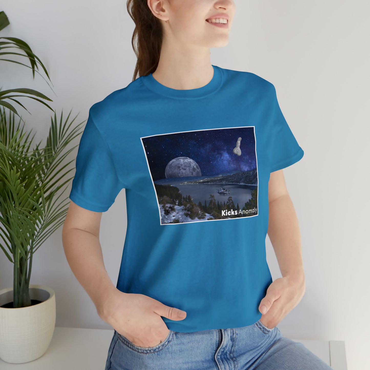 Jersey Short Sleeve Tee - Kicks Anomaly Moon Design