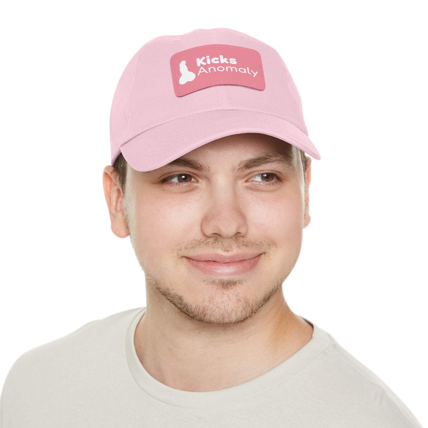 Dad Hat with Faux Leather Patch - Kicks Anomaly Logo