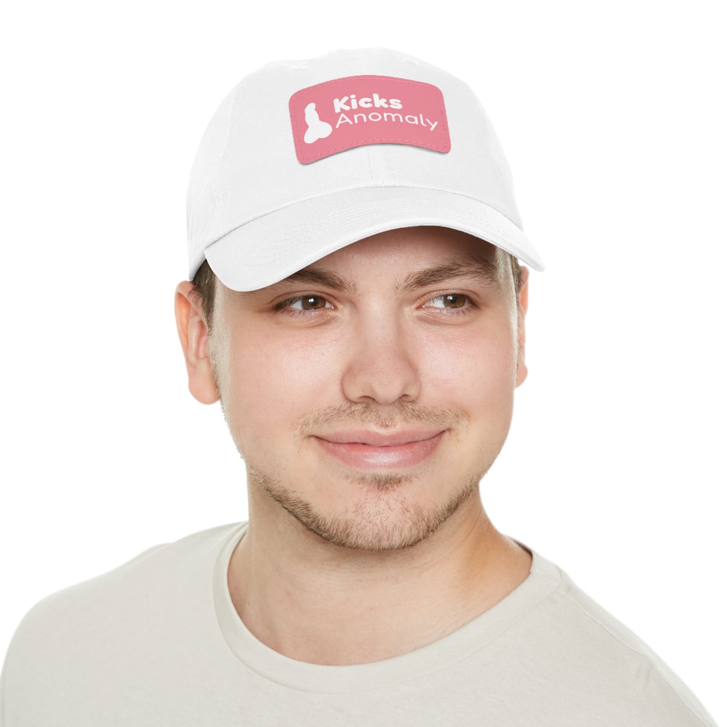 Dad Hat with Faux Leather Patch - Kicks Anomaly Logo