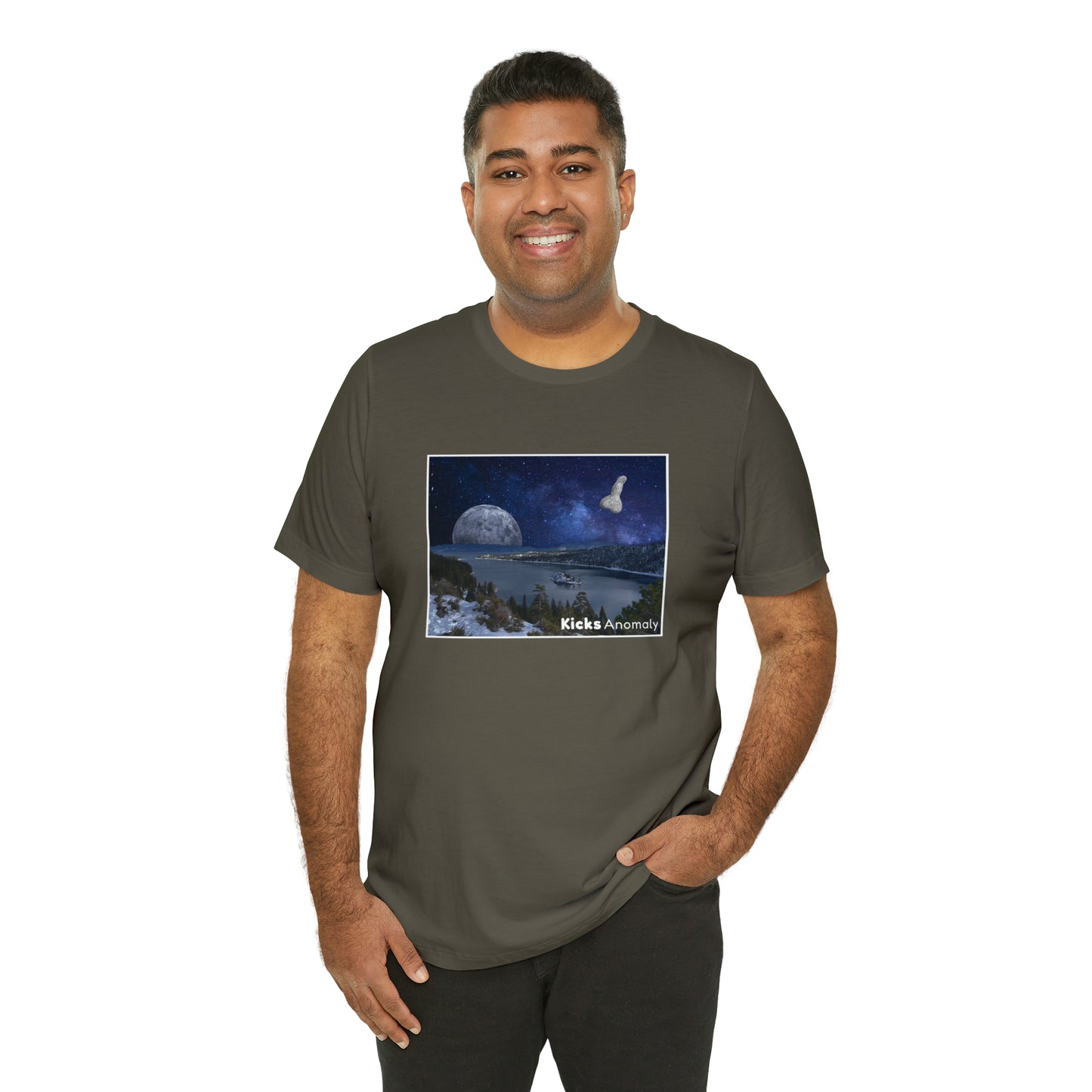 Jersey Short Sleeve Tee - Kicks Anomaly Moon Design