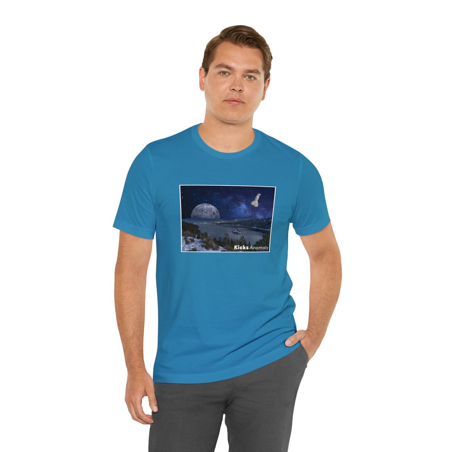 Jersey Short Sleeve Tee - Kicks Anomaly Moon Design