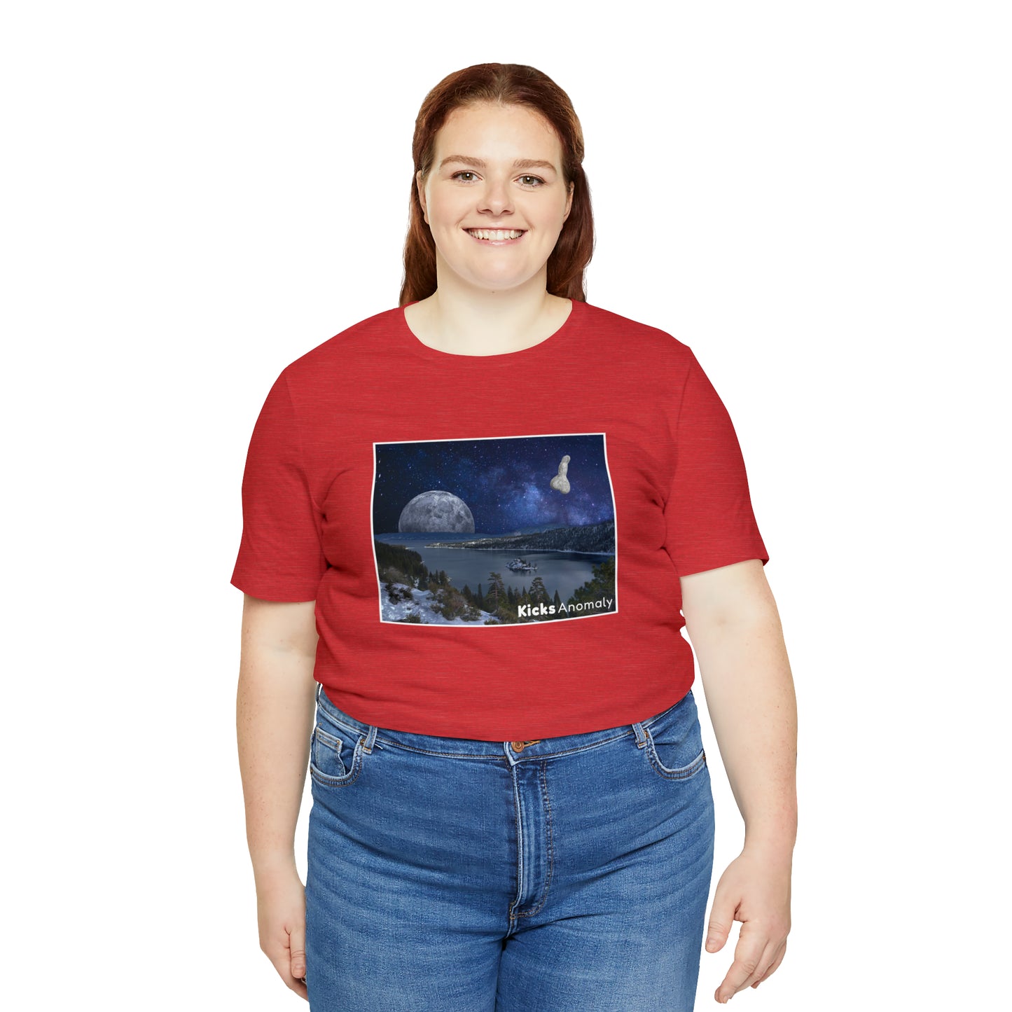 Jersey Short Sleeve Tee - Kicks Anomaly Moon Design