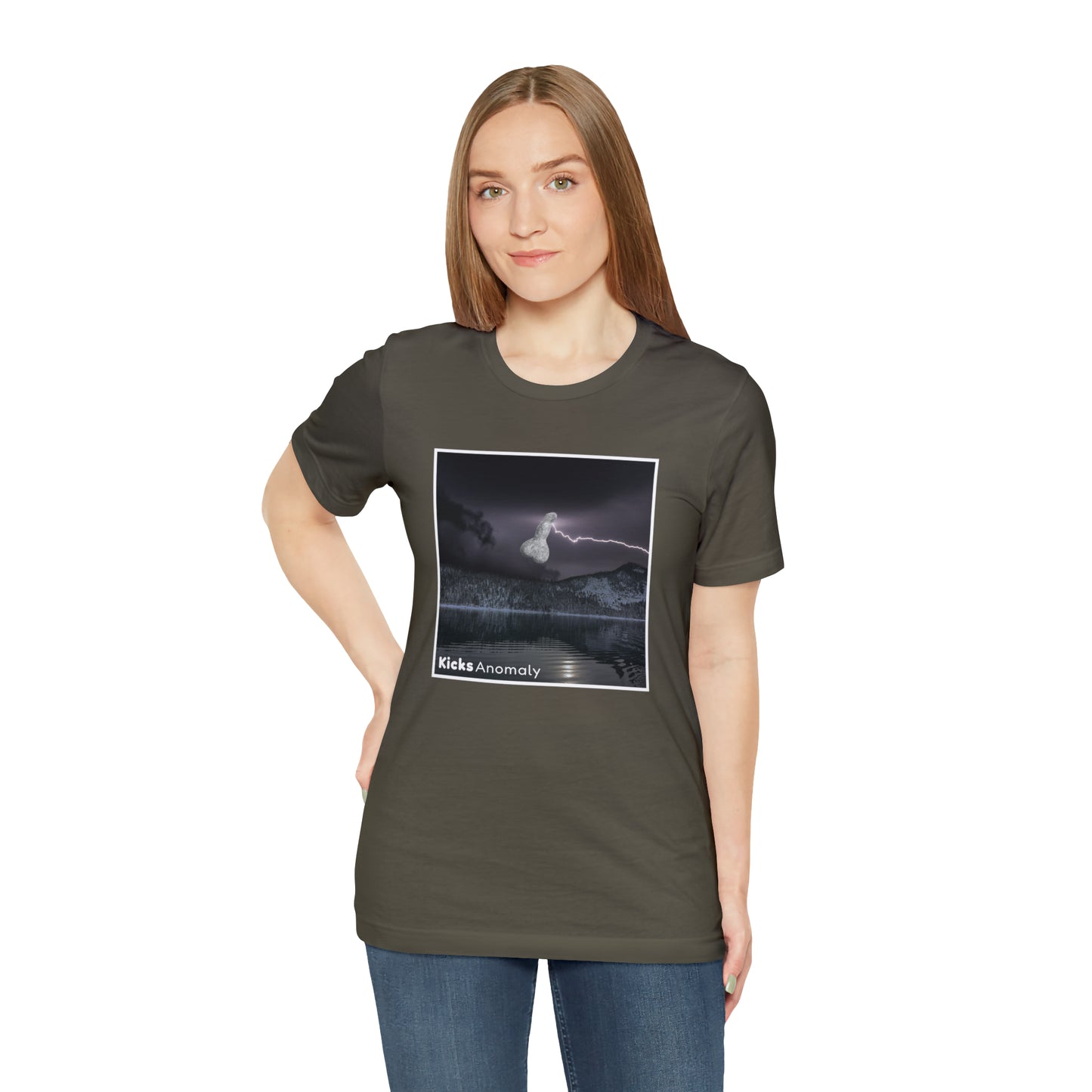 Jersey Short Sleeve Tee - Kicks Anomaly Bolt Design