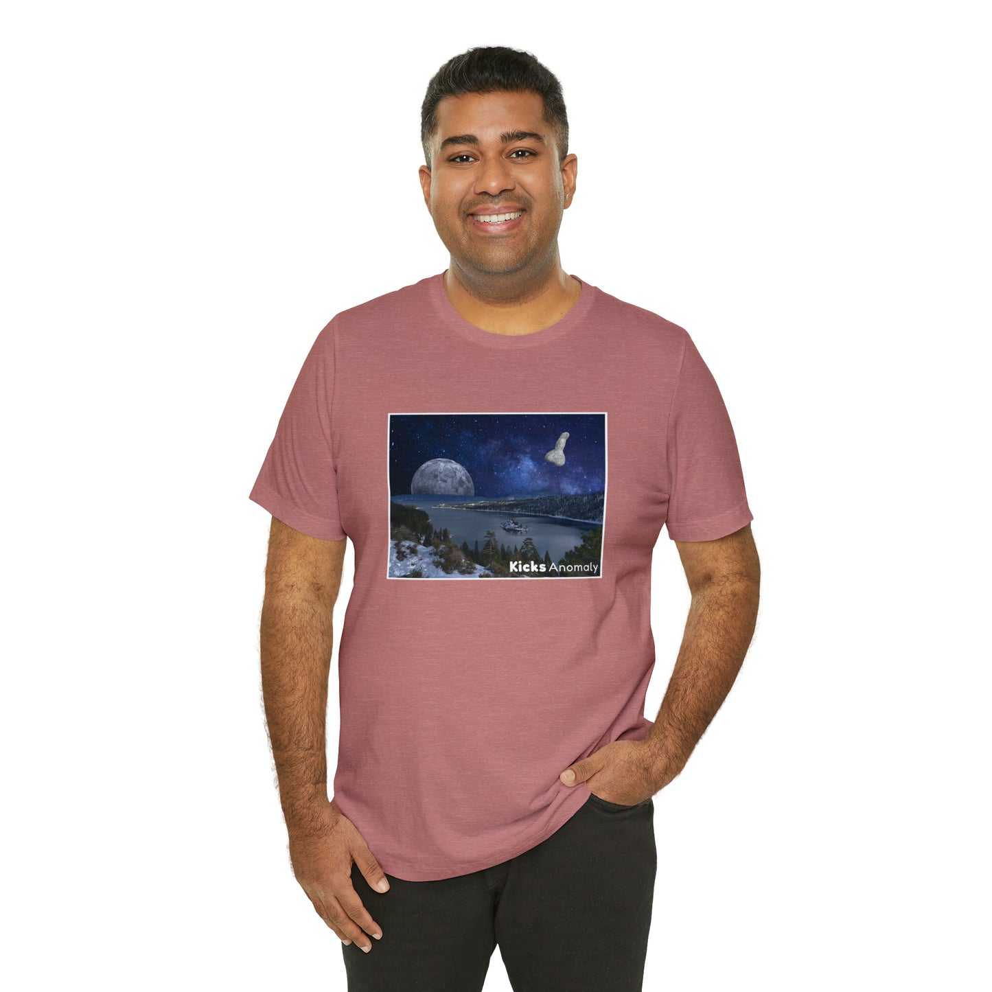 Jersey Short Sleeve Tee - Kicks Anomaly Moon Design