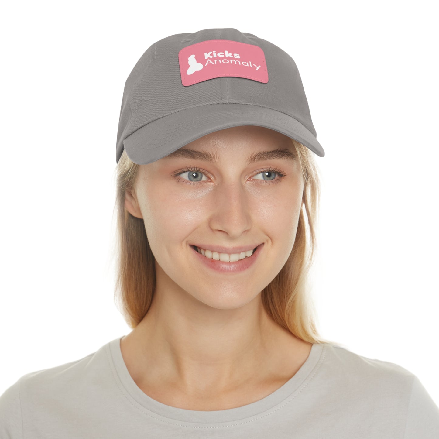 Dad Hat with Faux Leather Patch - Kicks Anomaly Logo