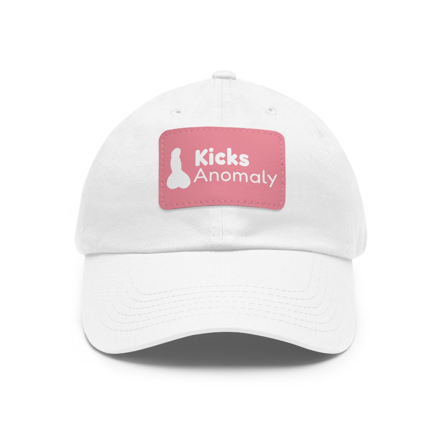 Dad Hat with Faux Leather Patch - Kicks Anomaly Logo