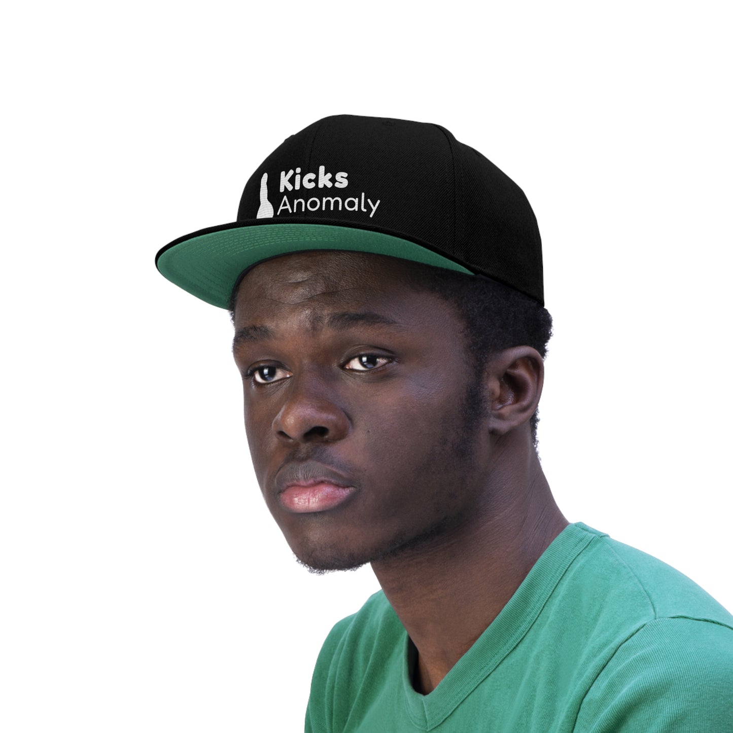 Flat Bill Hat - Kicks Anomaly Logo