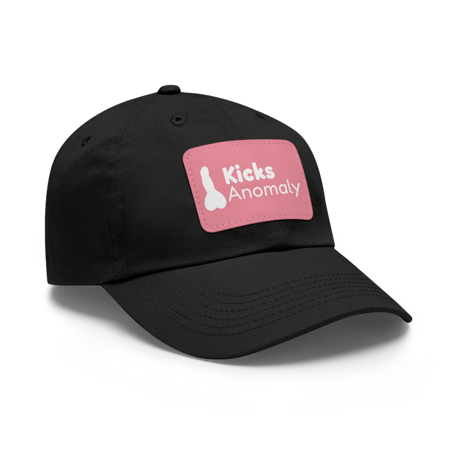 Dad Hat with Faux Leather Patch - Kicks Anomaly Logo