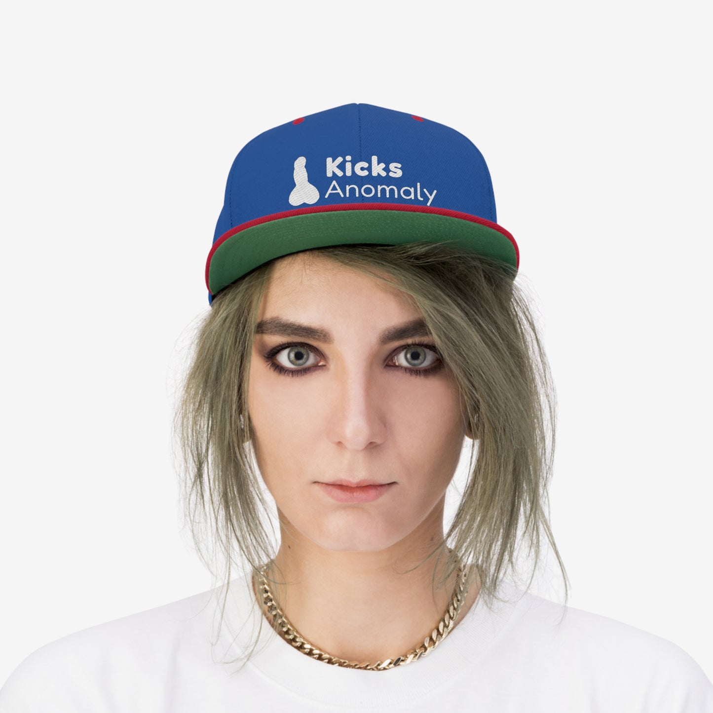 Flat Bill Hat - Kicks Anomaly Logo