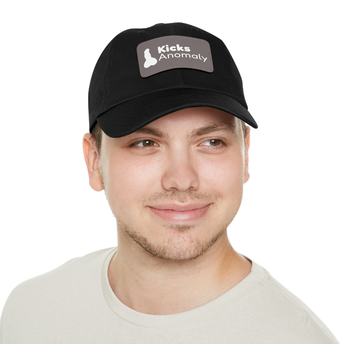 Dad Hat with Faux Leather Patch - Kicks Anomaly Logo