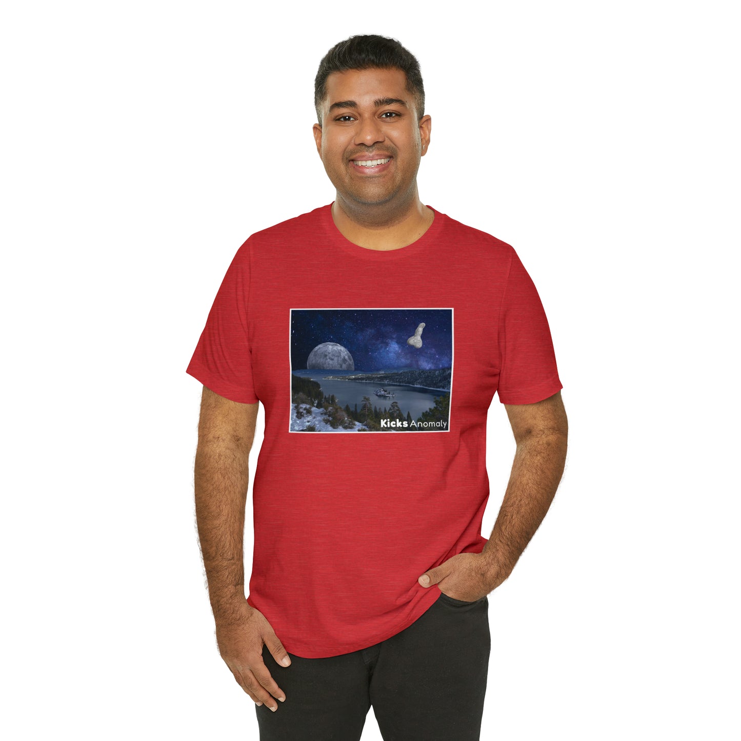 Jersey Short Sleeve Tee - Kicks Anomaly Moon Design