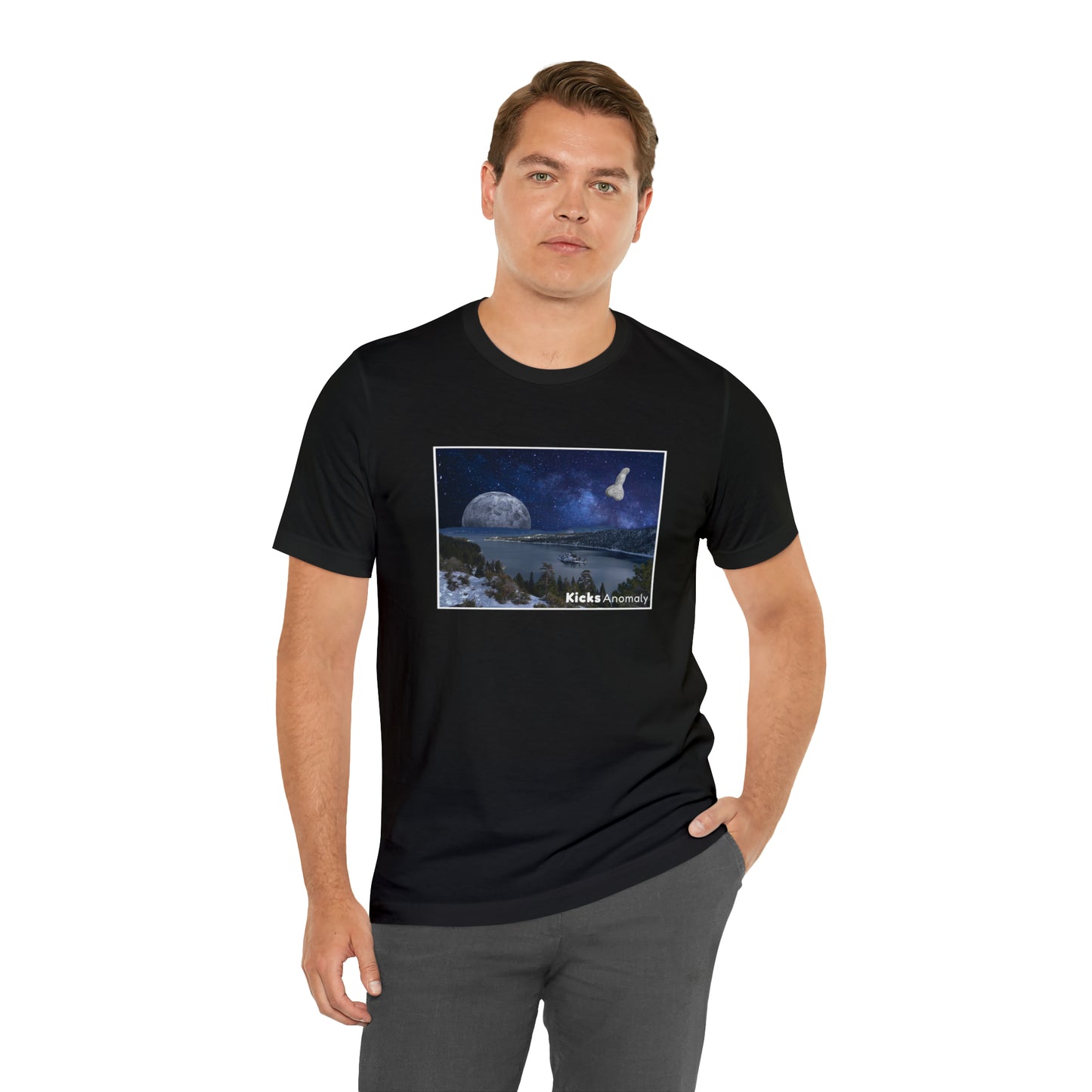 Jersey Short Sleeve Tee - Kicks Anomaly Moon Design