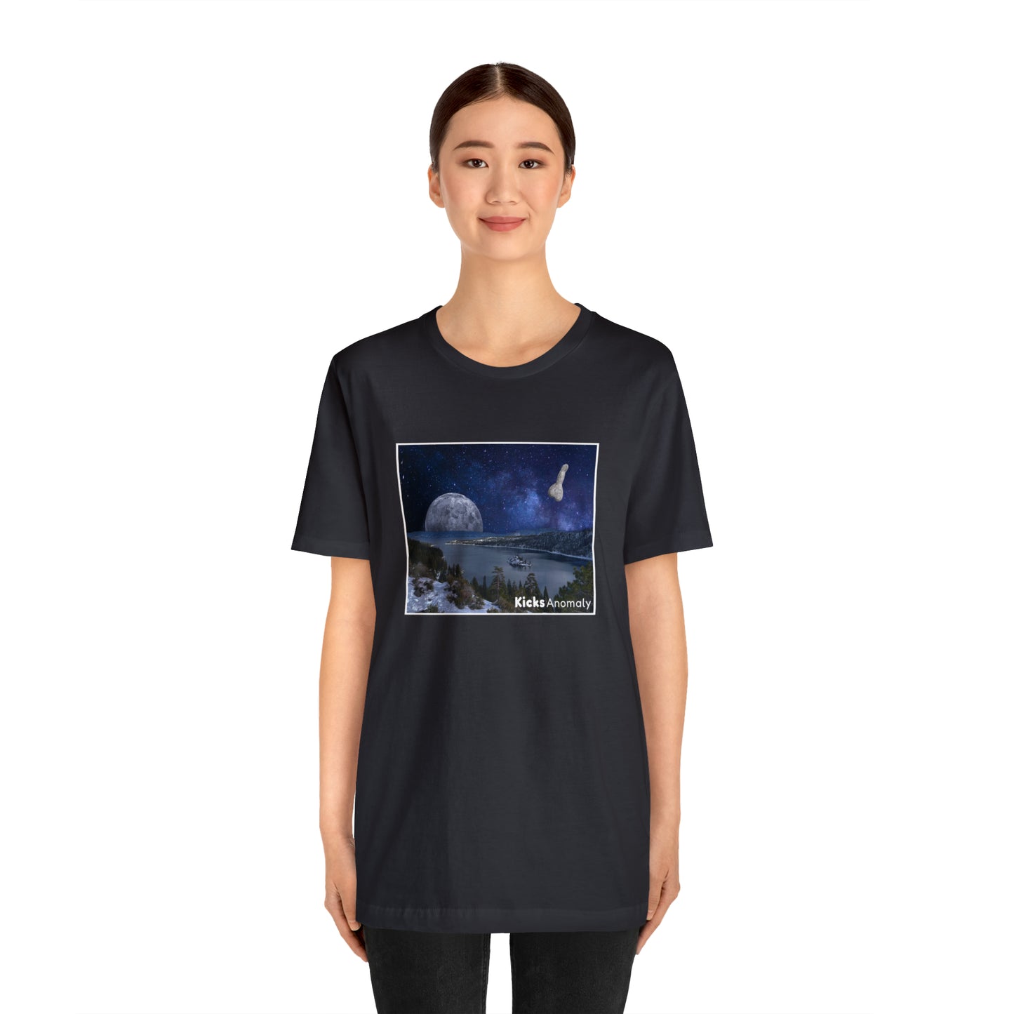 Jersey Short Sleeve Tee - Kicks Anomaly Moon Design