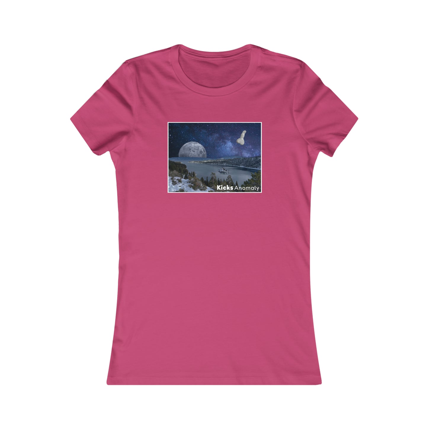 Women's Favorite Tee - Kicks Anomaly Moon Design