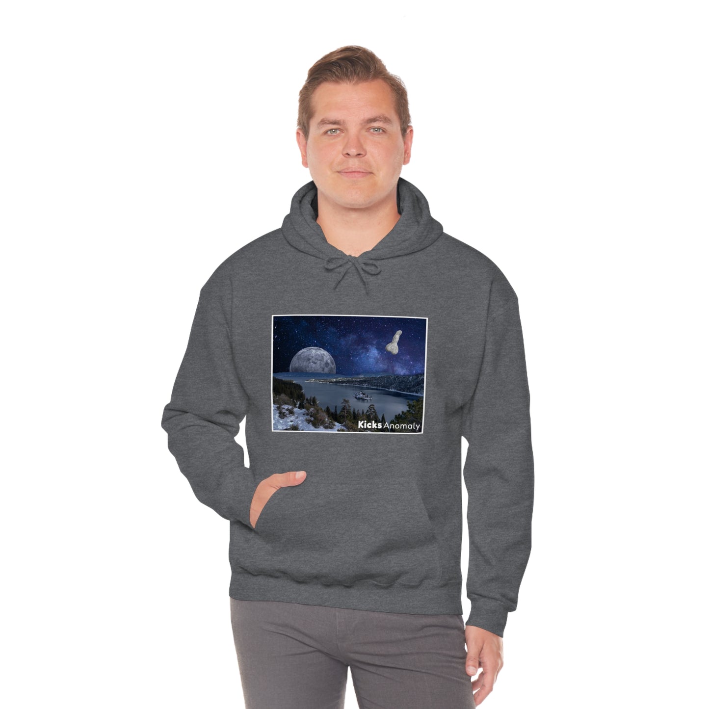 Hooded Sweatshirt - Kicks Anomaly Moon Design