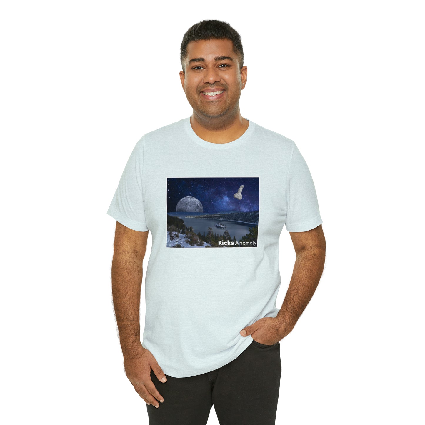 Jersey Short Sleeve Tee - Kicks Anomaly Moon Design