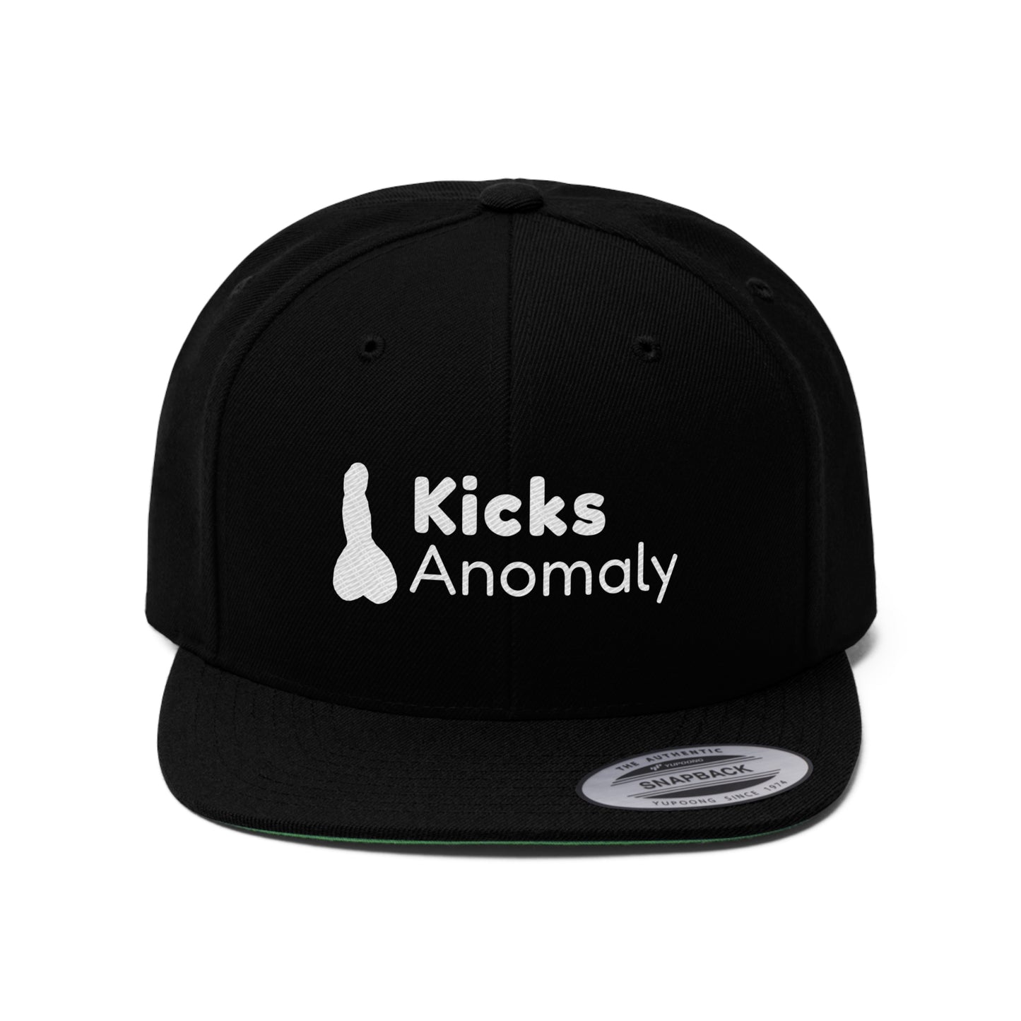 Flat Bill Hat - Kicks Anomaly Logo