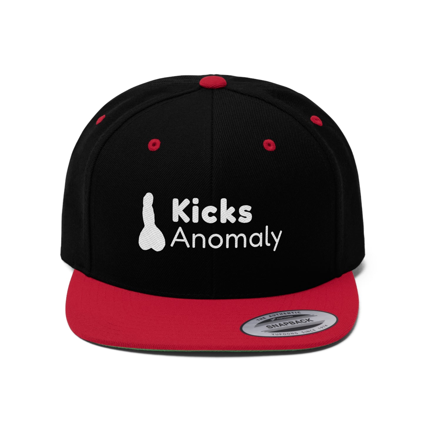 Flat Bill Hat - Kicks Anomaly Logo